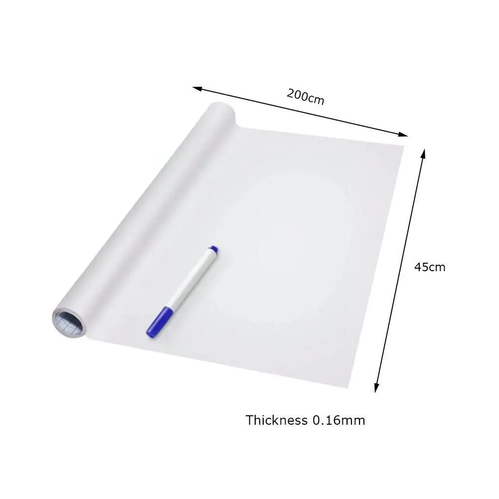 Erasable Whiteboard Blackboard Sticker PVC Teaching Wall Adhesive Blackboard Whiteboard Graffiti Education Whiteboard Sticker
Erasable Whiteboard Blackboard Sticker PVC Teaching Wall Adhesive Blackboard Whiteboard Graffiti Education Whiteboard Sticker