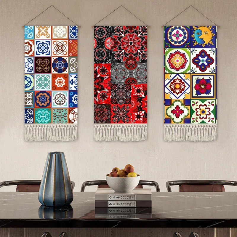 Bohemian Wall Hanging Decor - Ethnic Fabric Tapestry for Living Room, Bedroom & BnB, Aesthetic Room Decor Background
Bohemian Wall Hanging Decor - Ethnic Fabric Tapestry for Living Room, Bedroom & BnB, Aesthetic Room Decor Background