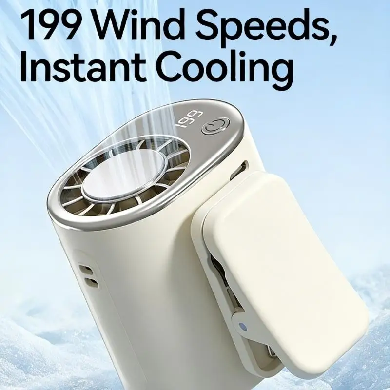 Dense Waist Clip Fan With 2000mAh Battery And Temperature Control
Dense Waist Clip Fan With 2000mAh Battery And Temperature Control
