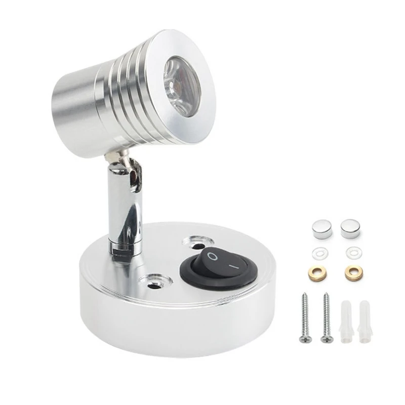 Reading Light Wall Mounted Bed Lamp For Campers, Trucks, Caravans, Buses, Boats And Utility Vehicles (Silver)
Reading Light Wall Mounted Bed Lamp For Campers, Trucks, Caravans, Buses, Boats And Utility Vehicles (Silver)