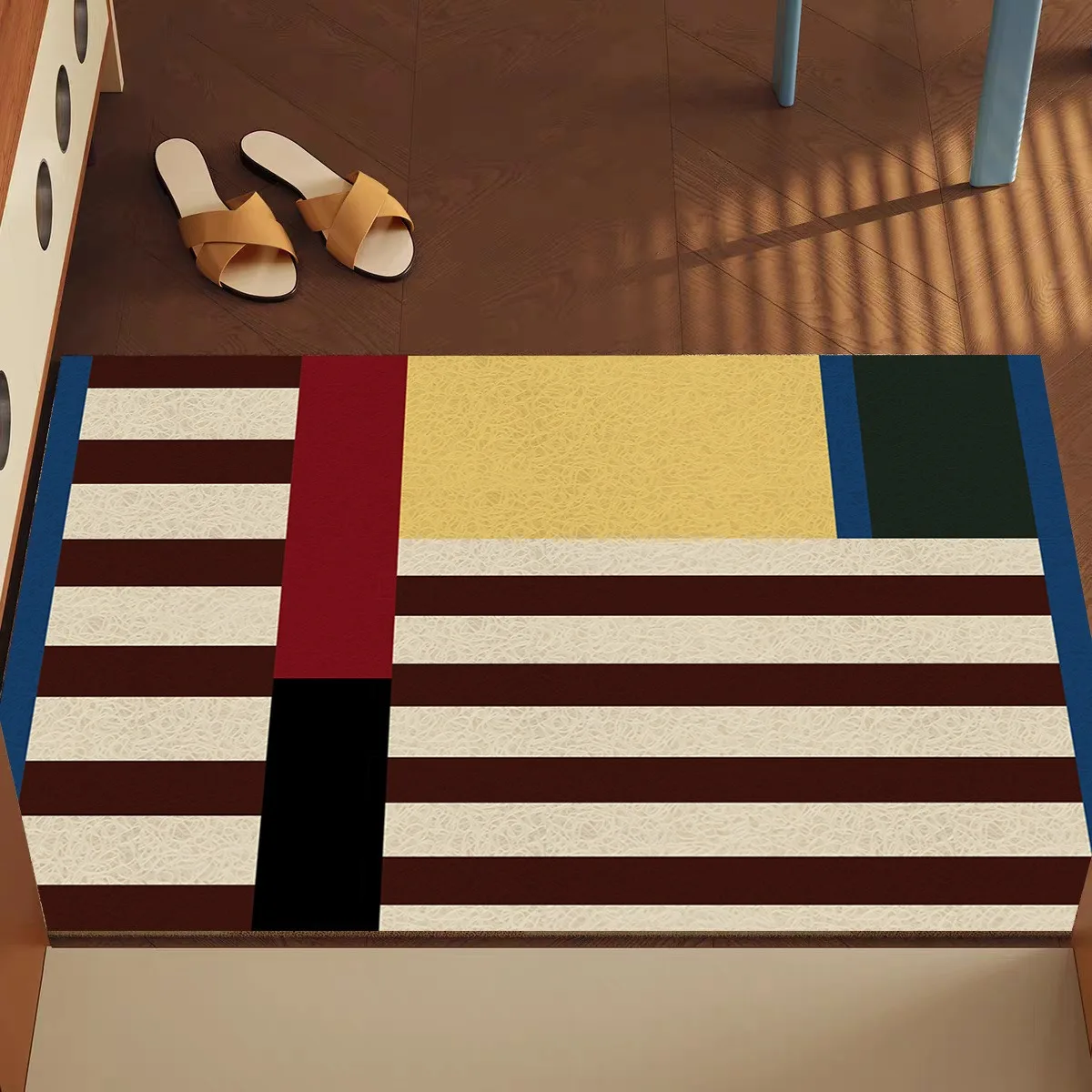 Modern Minimalist Floor Mat with Striped Pattern Home Entrance Door Mat Door Mat Wear-resistant Foot Mat Anti Slip Mat
Modern Minimalist Floor Mat with Striped Pattern Home Entrance Door Mat Door Mat Wear-resistant Foot Mat Anti Slip Mat