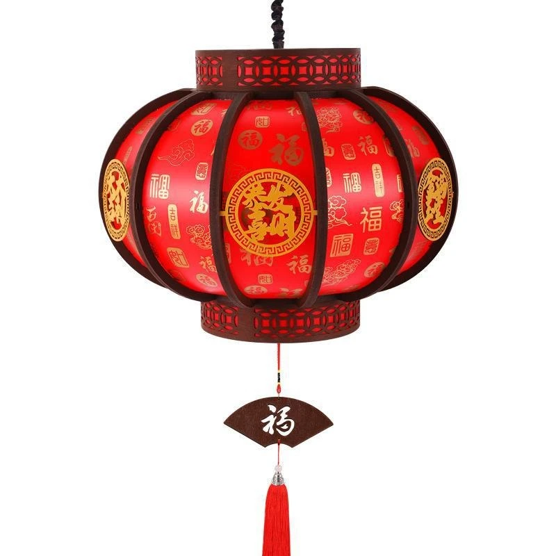 Red lantern Chinese antique wooden rotating, antique lantern chandelier at the entrance of the outdoor balcony
Red lantern Chinese antique wooden rotating, antique lantern chandelier at the entrance of the outdoor balcony