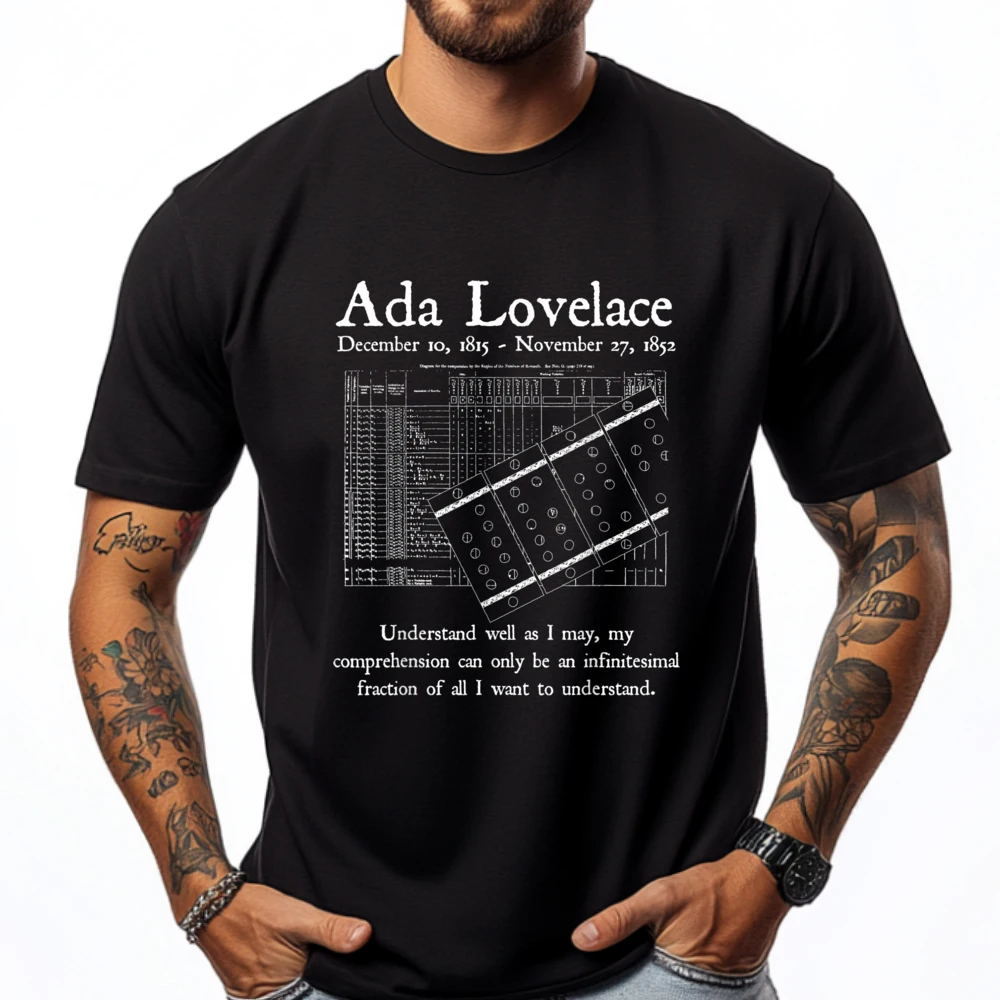 Ada Lovelace Computer Science Math Teacher Mens Clothing 2025 Vintage T Shirts Punk Style Classic
Ada Lovelace Computer Science Math Teacher Mens Clothing 2025 Vintage T Shirts Punk Style Classic
