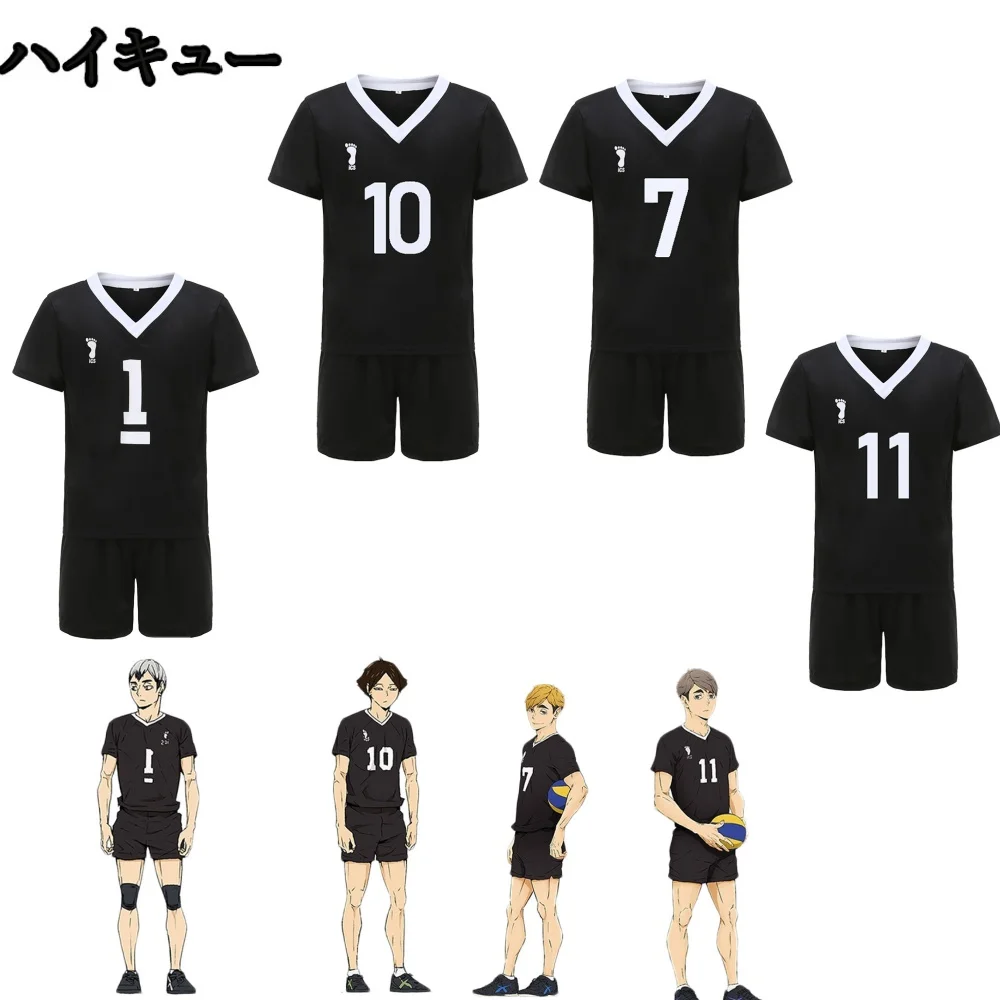 Anime Haikyuu Cosplay Costume Karasuno High School Volleyball Club Hinata Shyouyou Kageyama Sportswear Jerseys Halloween Gifts
Anime Haikyuu Cosplay Costume Karasuno High School Volleyball Club Hinata Shyouyou Kageyama Sportswear Jerseys Halloween Gifts
