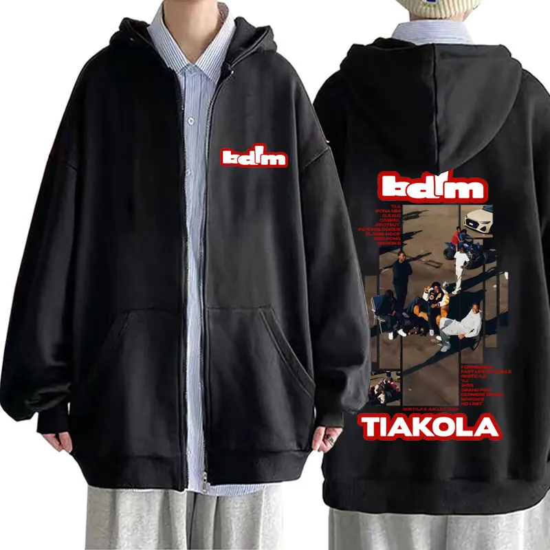 Rapper Tiakola Bdlm Album Zipper Hoodie Men Women Hip Hop Fashion Pop Music Jacket Coat Man Vintage Oversized Zip Up Sweatshirt
Rapper Tiakola Bdlm Album Zipper Hoodie Men Women Hip Hop Fashion Pop Music Jacket Coat Man Vintage Oversized Zip Up Sweatshirt