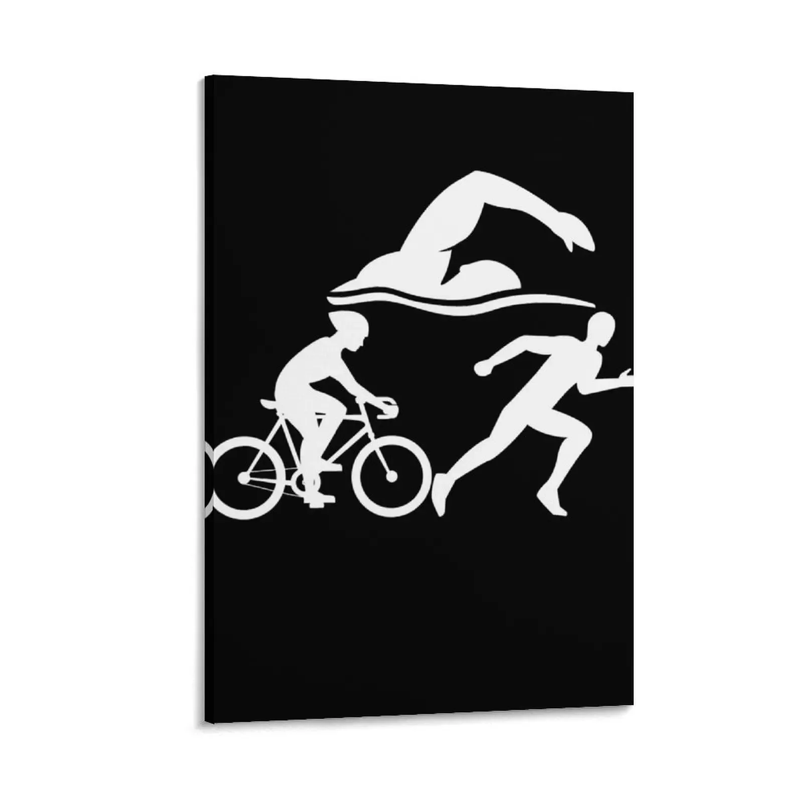 Triathlon - Swim Bike Run Triathlete Canvas Painting Decoration Wall paintings bedrooms decorations
Triathlon - Swim Bike Run Triathlete Canvas Painting Decoration Wall paintings bedrooms decorations