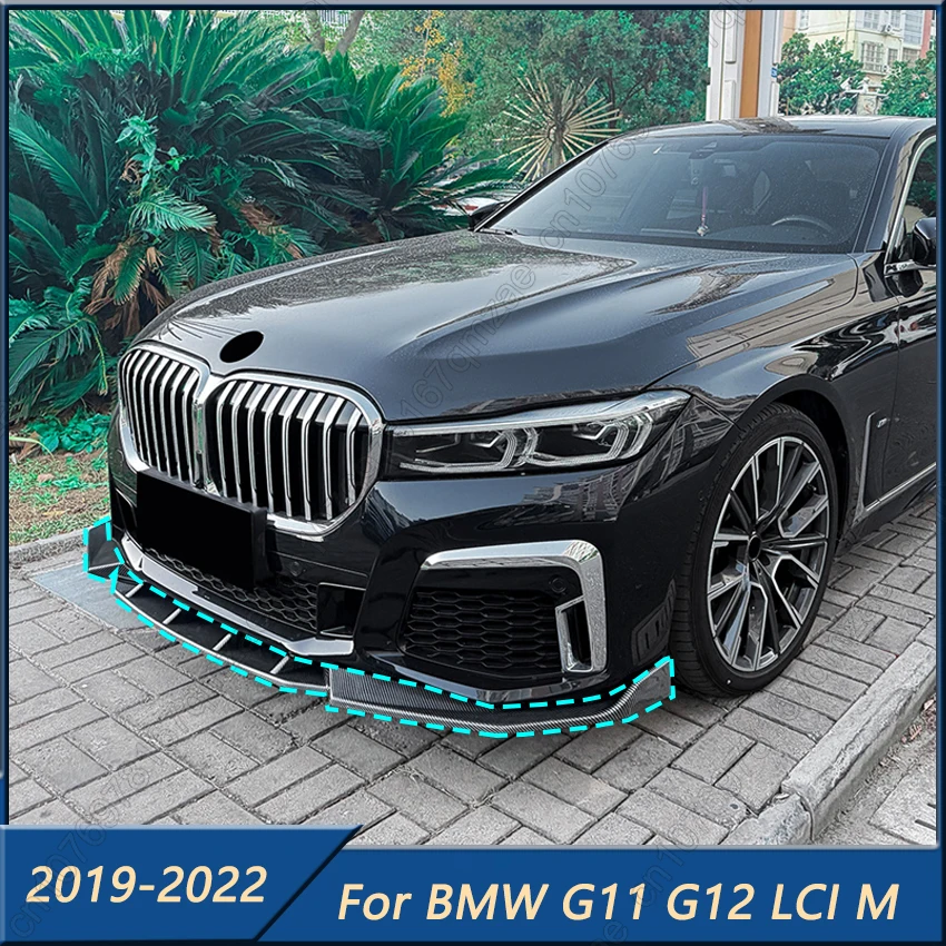 For BMW 7 Series G11 G12 LCI M Sport 2019-2022 Car Front Bumper Spoiler Splitter Lip 3PCS Front Shovel Modification Body Kits
For BMW 7 Series G11 G12 LCI M Sport 2019-2022 Car Front Bumper Spoiler Splitter Lip 3PCS Front Shovel Modification Body Kits