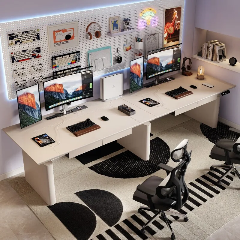 Extended Double Desk 3 Motor Electric Lifting Table Computer Desk Desktop President's Desk Lifting Table E-sports Table
Extended Double Desk 3 Motor Electric Lifting Table Computer Desk Desktop President's Desk Lifting Table E-sports Table