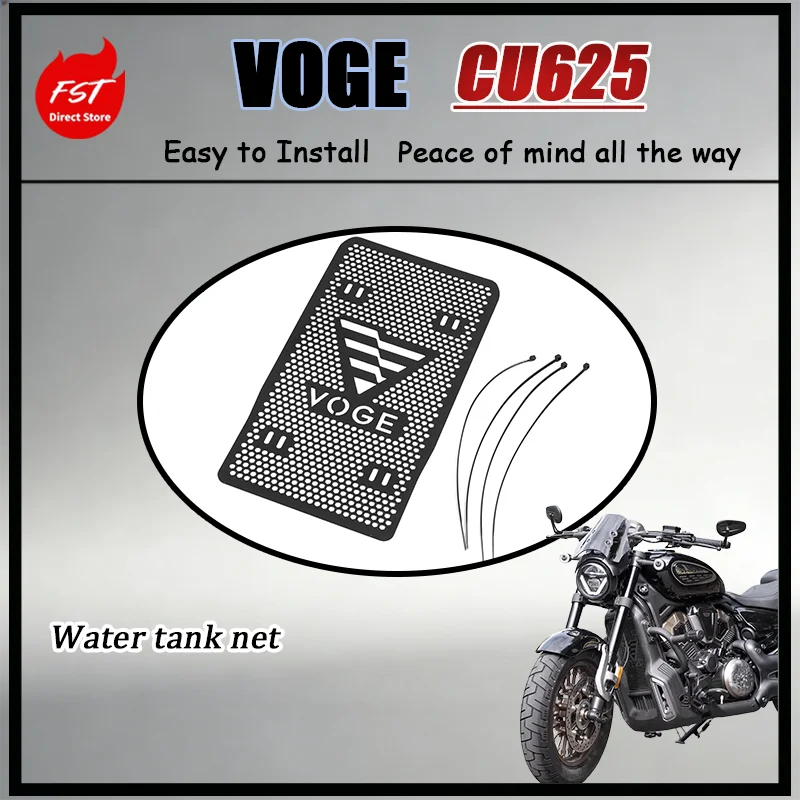 For VOGE CU625 Retro Style Water Tank Guard Stainless Steel Radiator Mesh Cover Anti-Flying Debris Anti-Dust Anti-Insect Engine
For VOGE CU625 Retro Style Water Tank Guard Stainless Steel Radiator Mesh Cover Anti-Flying Debris Anti-Dust Anti-Insect Engine