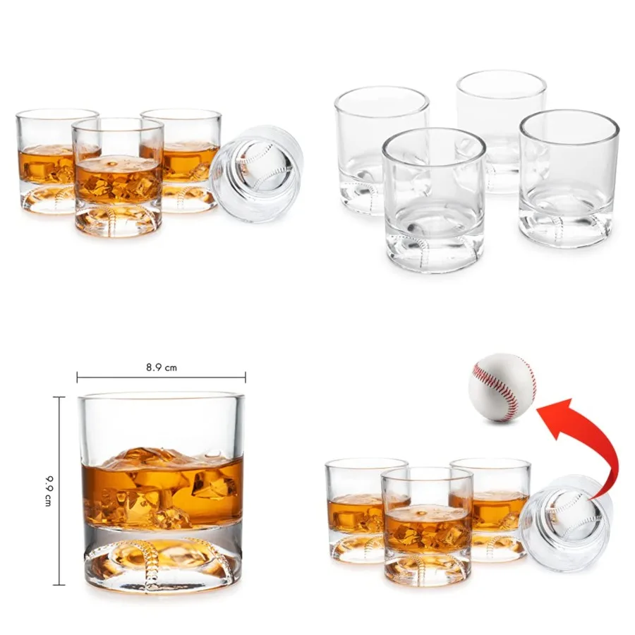 Baseball Whiskey Glass - Gifts for Dads, Fathers, Coaches Baseball Lovers 12oz Whiskey Glass Perfect for Any Occasion, Baseball
Baseball Whiskey Glass - Gifts for Dads, Fathers, Coaches Baseball Lovers 12oz Whiskey Glass Perfect for Any Occasion, Baseball