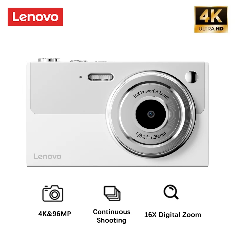 Choice Lenovo 96MP Autofocus CCD Camera Portable Portable HD Digital Camera 16X Digital Zoom Image Stabilization Camcorder XJ22
Choice Lenovo 96MP Autofocus CCD Camera Portable Portable HD Digital Camera 16X Digital Zoom Image Stabilization Camcorder XJ22