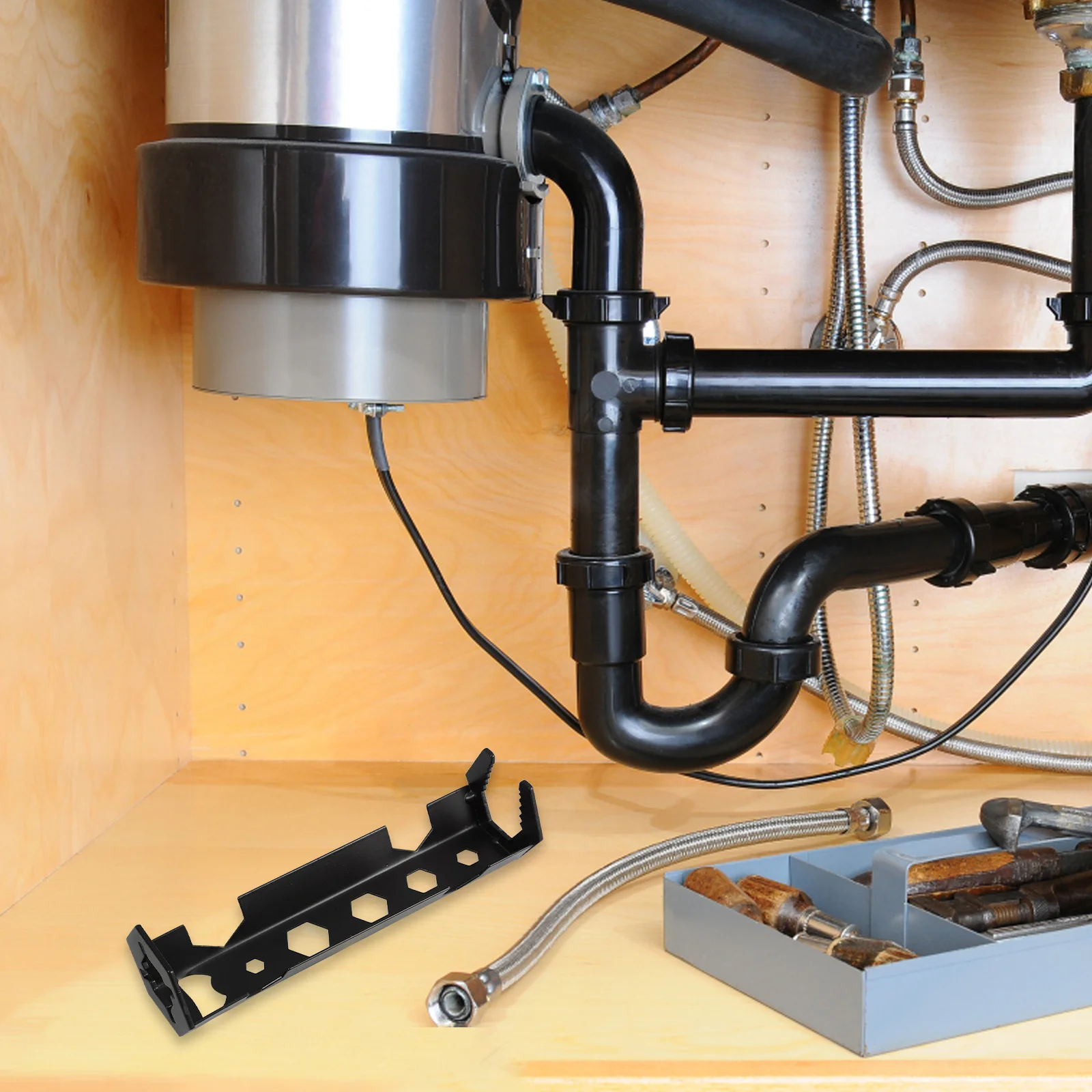 Multifunctional Combination Tool Adjustable Sink Wrench For Bathroom Kitchen Pipe Faucet Repair Plumbing Tools Set
Multifunctional Combination Tool Adjustable Sink Wrench For Bathroom Kitchen Pipe Faucet Repair Plumbing Tools Set