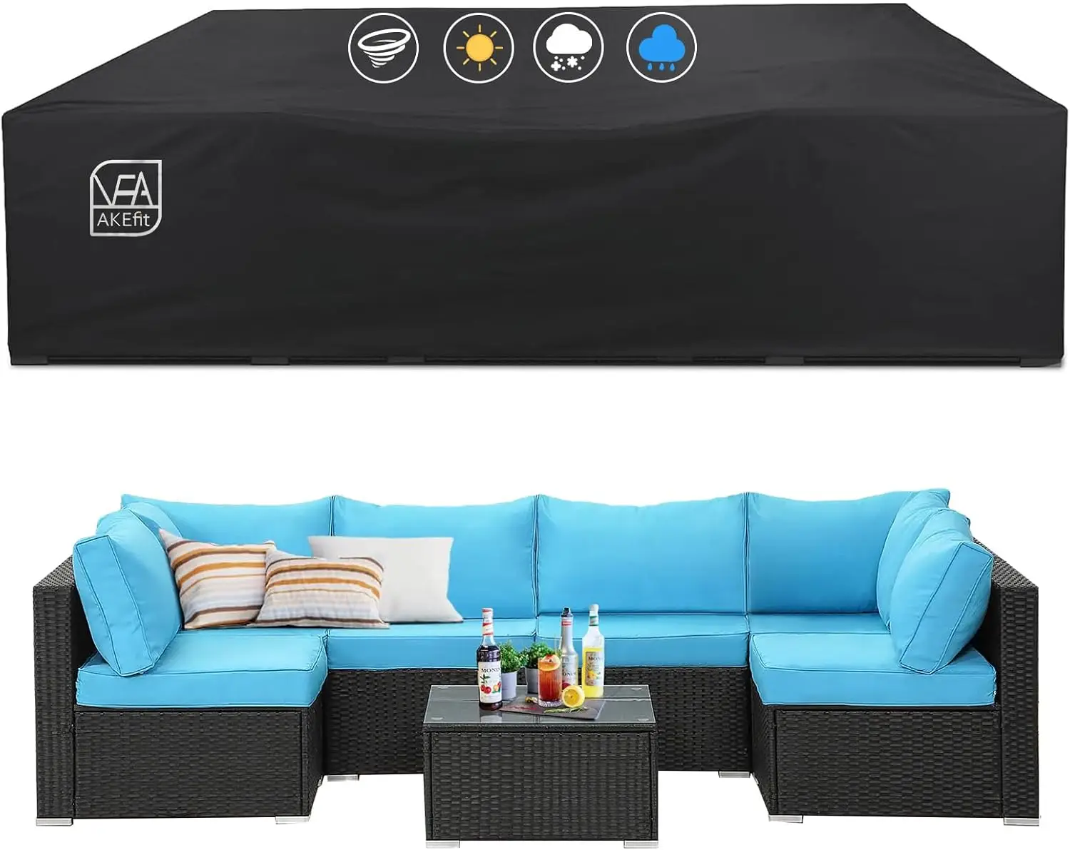 Сверхмощный водонепроницаемый чехол для патио, ткань Оксфорд 500D для уличных столов и стульев, черный — 137 дюймов Д x 102 дюйма Ш x 35 дюймов В
Сверхмощный водонепроницаемый чехол для патио, ткань Оксфорд 500D для уличных столов и стульев, черный — 137 дюймов Д x 102 дюйма Ш x 35 дюймов В