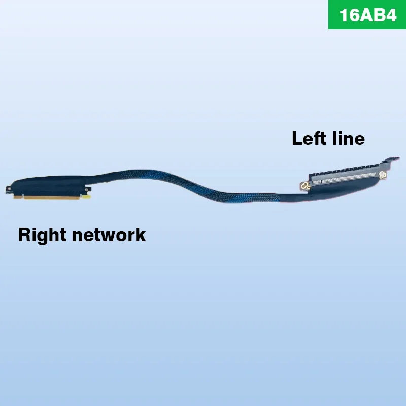 16AB4 Right Left PCIE 4.0 X16 Graphics Card Extension Cable GPU AI Adapter Cable Server External Built-in High-speed 90° Angled
16AB4 Right Left PCIE 4.0 X16 Graphics Card Extension Cable GPU AI Adapter Cable Server External Built-in High-speed 90° Angled