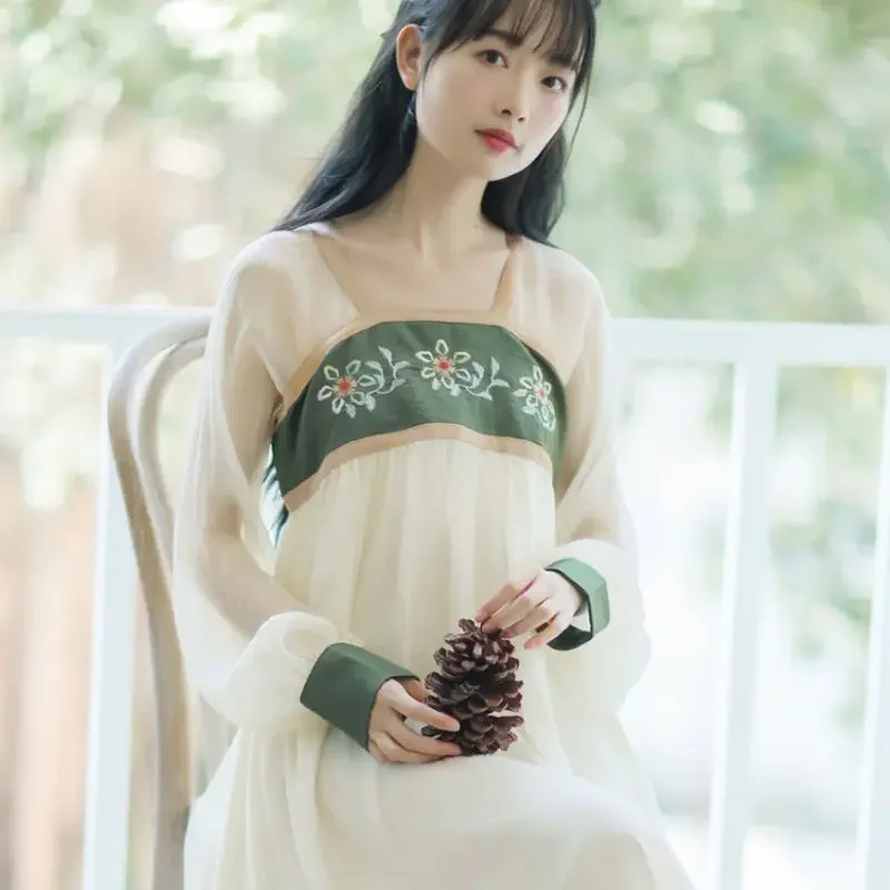 2024, традиционные китайские костюмы для женщин, платье ханьфу, национальный стиль, литературная ретро-юбка с полной грудью, красивая лесная сказочная юбка
2024, традиционные китайские костюмы для женщин, платье ханьфу, национальный стиль, литературная ретро-юбка с полной грудью, красивая лесная сказочная юбка