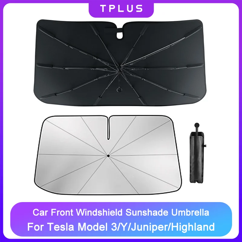 Model Y Juniper Sunshade Umbrella for Tesla Model 3/Y/Highland 2017-2026 Front Windshield Window Sunshade Protect Car Accessory
Model Y Juniper Sunshade Umbrella for Tesla Model 3/Y/Highland 2017-2026 Front Windshield Window Sunshade Protect Car Accessory