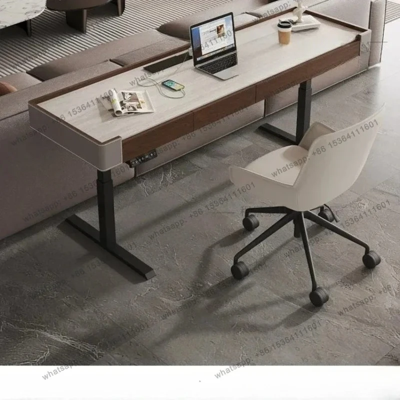 D33Smart Электрический подъемный стол из каменной плиты, компьютерный стол из орехового дерева, барный стол с ящиками
D33Smart Электрический подъемный стол из каменной плиты, компьютерный стол из орехового дерева, барный стол с ящиками