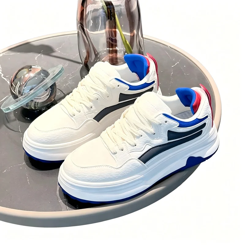 ClaWave Men's Fashion Platform Sneakers Breathable Casual Shoes Thick Sole Height Increasing White Shoes Size 39-44
ClaWave Men's Fashion Platform Sneakers Breathable Casual Shoes Thick Sole Height Increasing White Shoes Size 39-44
