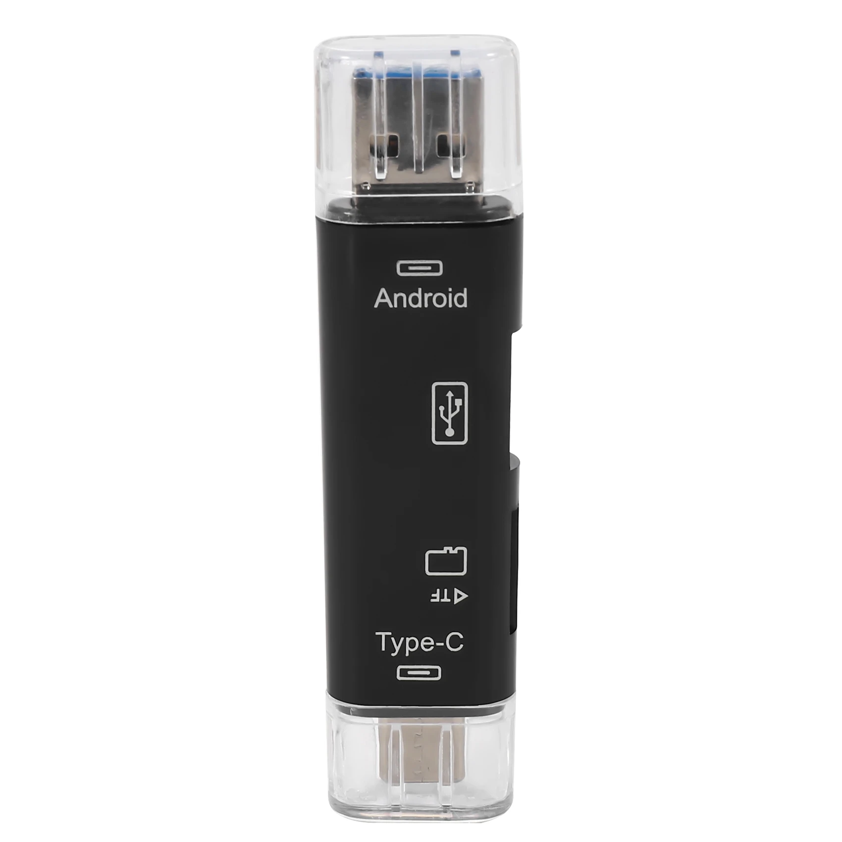 Многофункциональное устройство чтения карт OTG 5-в-1 Micro-SD/SD-карта/USB-считыватель Поддержка TF Android Type-c Телефон/Компьютер/Type-c Unive
Многофункциональное устройство чтения карт OTG 5-в-1 Micro-SD/SD-карта/USB-считыватель Поддержка TF Android Type-c Телефон/Компьютер/Type-c Unive