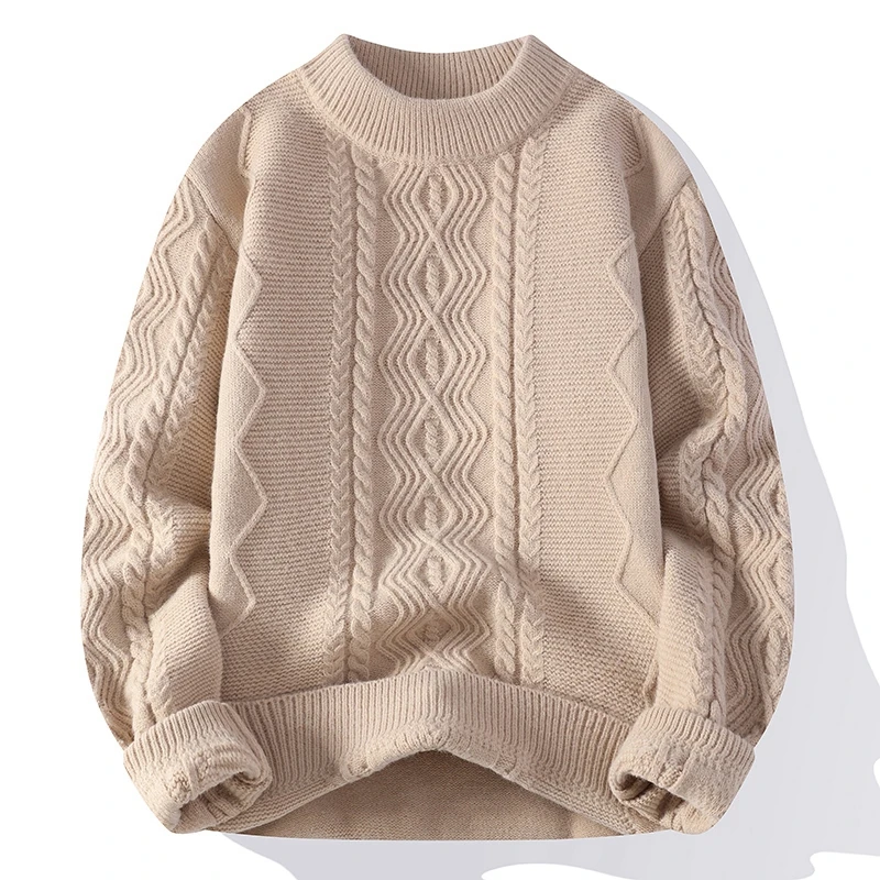 2023 Korean Fall Winter Fashion Harajuku Knitted Sweater Men Solid Color Soft Warm Pullovers Male High Quality Vintage Sweaters
2023 Korean Fall Winter Fashion Harajuku Knitted Sweater Men Solid Color Soft Warm Pullovers Male High Quality Vintage Sweaters