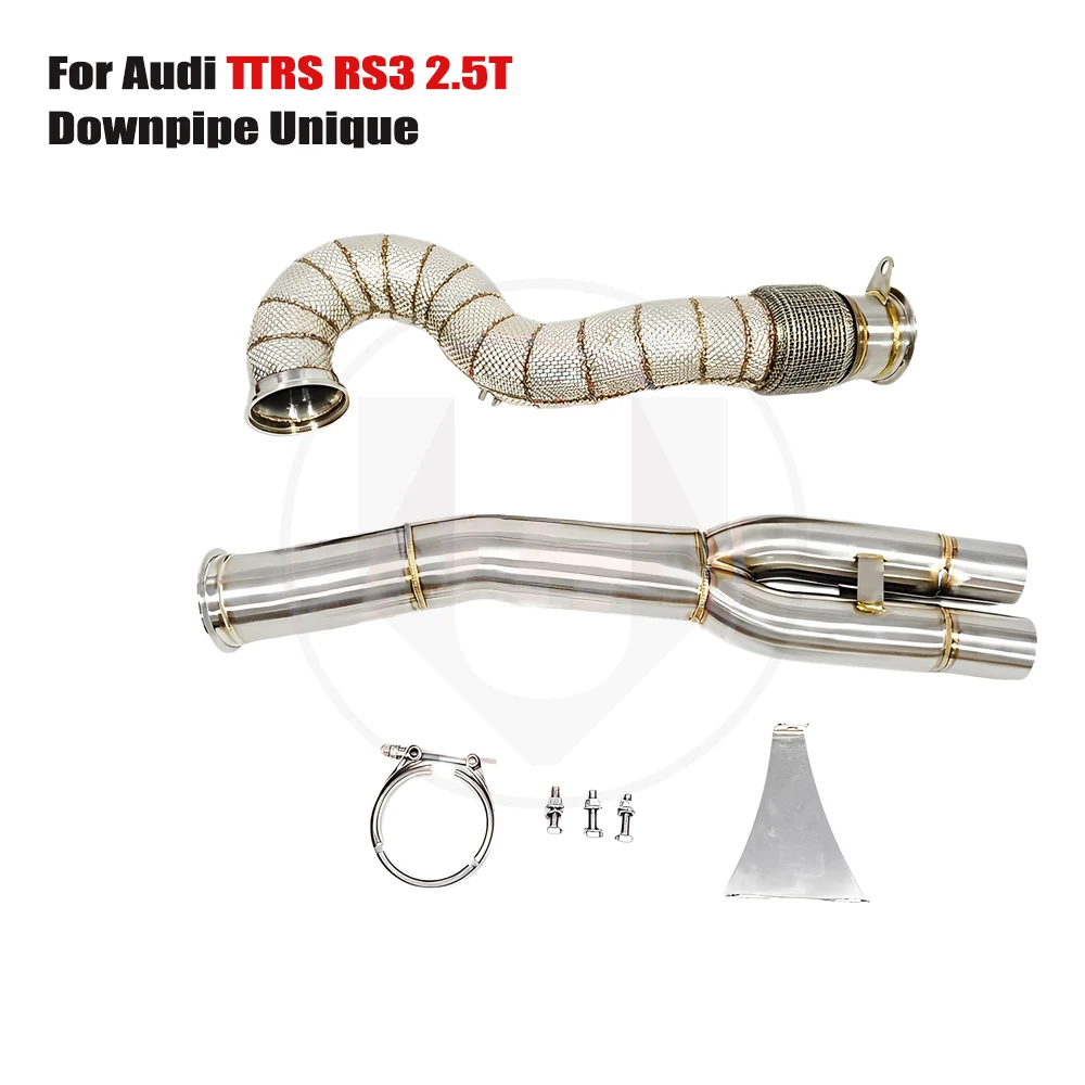 UNIQUE For 2017-2021 Audi TT RS TTRS RS3 2.5T With insulator downpipe With cat/without cat exhaust pipe
UNIQUE For 2017-2021 Audi TT RS TTRS RS3 2.5T With insulator downpipe With cat/without cat exhaust pipe