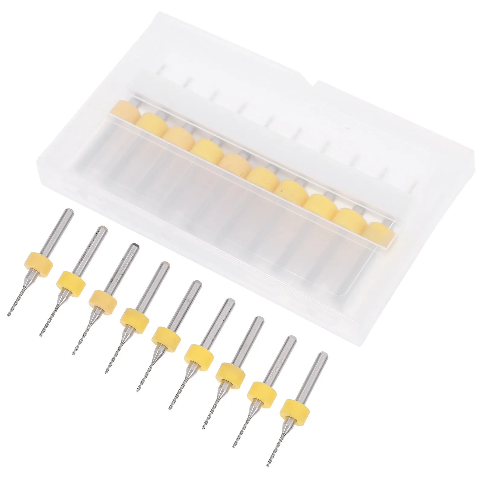 10Pcs 1.0mm Carbide Engraving Drill Bits Set Industrial Tungsten Steel Micro Drill for Pcb Cnc Mould Carbon Fiber
10Pcs 1.0mm Carbide Engraving Drill Bits Set Industrial Tungsten Steel Micro Drill for Pcb Cnc Mould Carbon Fiber