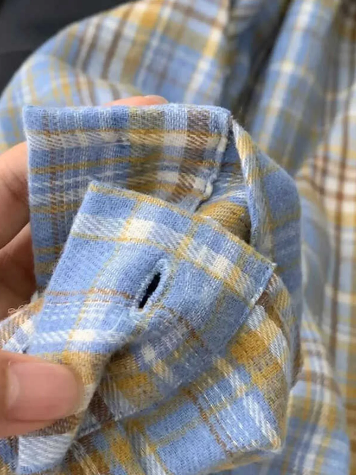 Early Autumn Casual Plaid Long Sleeve Women's Shirt American Retro Yellow Blue Checkered Outerwear Design Sense BM Shirt
Early Autumn Casual Plaid Long Sleeve Women's Shirt American Retro Yellow Blue Checkered Outerwear Design Sense BM Shirt