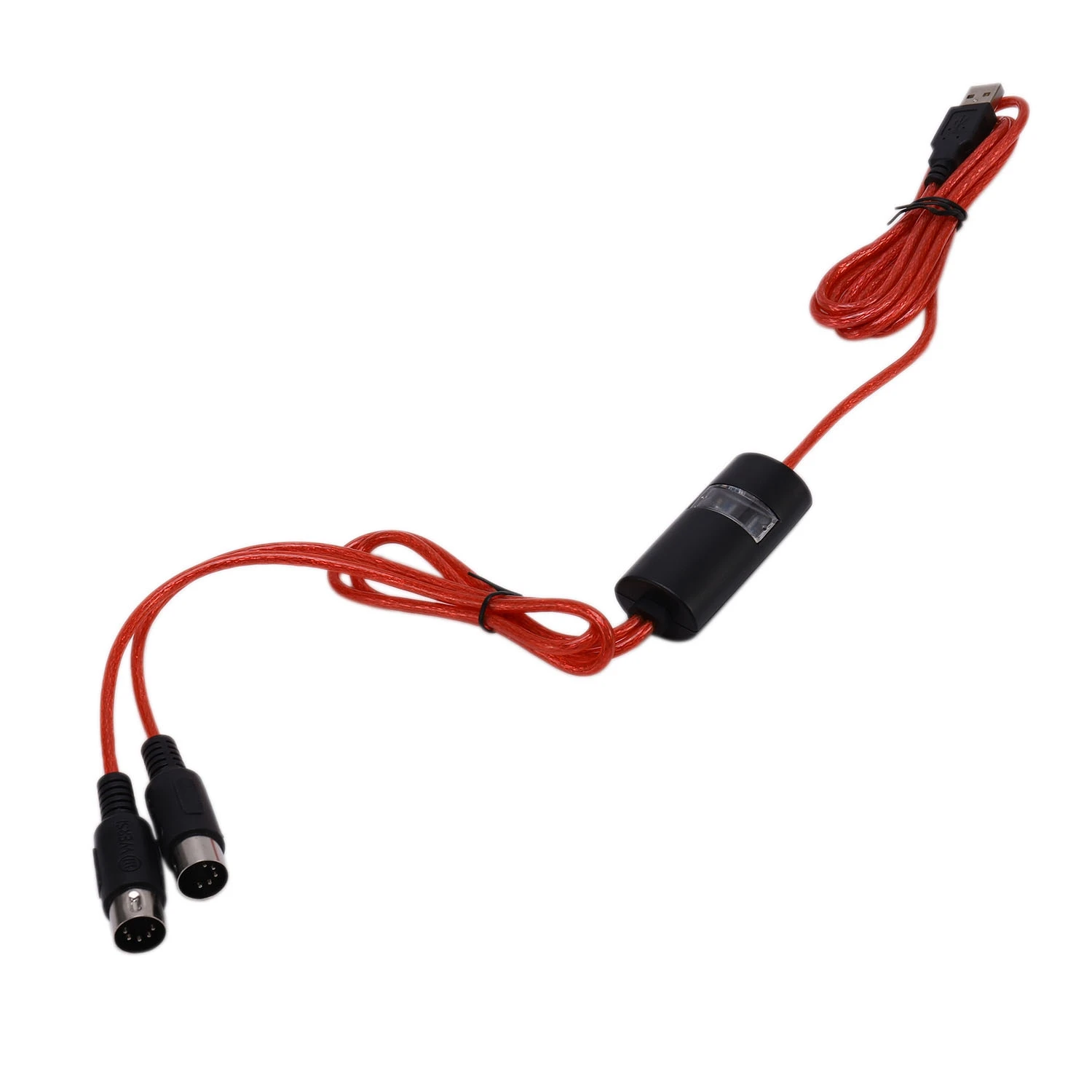 5-Pin Midi To USB In-Out Cable Adapter Converter For Windows Mac Ios Laptop To Music Piano Keyboard-AEF7
5-Pin Midi To USB In-Out Cable Adapter Converter For Windows Mac Ios Laptop To Music Piano Keyboard-AEF7