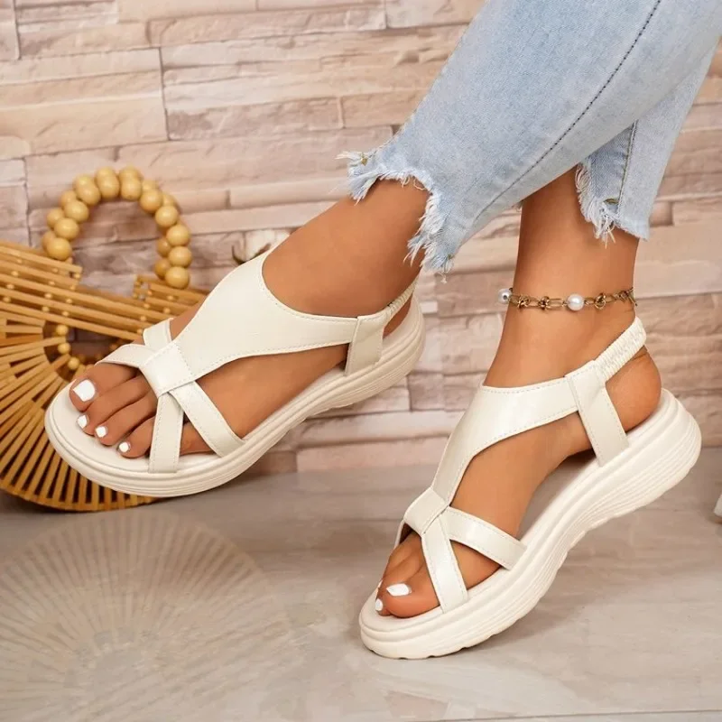 Beach Shoes Woman 2026 Summer Sandals Woman Non-Slip Casual Multi Color Shoes Fashion Solid Open Toe Sandals Daily Comfortable
Beach Shoes Woman 2026 Summer Sandals Woman Non-Slip Casual Multi Color Shoes Fashion Solid Open Toe Sandals Daily Comfortable