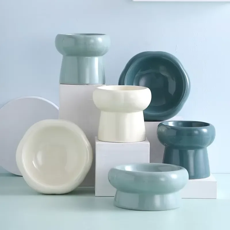 Elevated Ceramic Cat Bowl for Cervical Spine Protection in Morandi Color
Elevated Ceramic Cat Bowl for Cervical Spine Protection in Morandi Color
