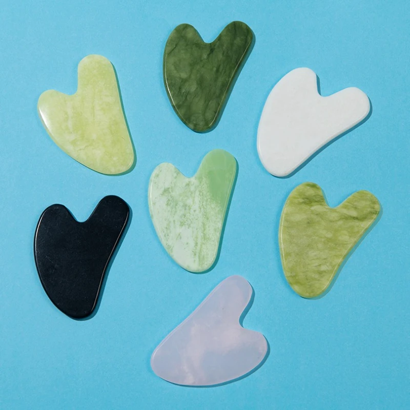 Jade Gua Sha Board Heart-Shaped Facial Gua Sha Tool Face Massage Scraper Anti-Aging Skin Tightening Facial Care Home SPA Tool
Jade Gua Sha Board Heart-Shaped Facial Gua Sha Tool Face Massage Scraper Anti-Aging Skin Tightening Facial Care Home SPA Tool