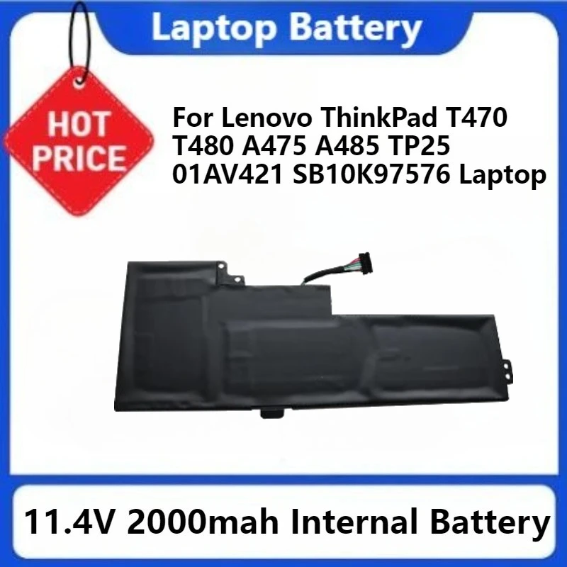 Внутренняя батарея для Lenovo ThinkPad T470 T480 A475 A485 TP25 01AV421 SB10K97576 SB10K97578 01AV421 11,4 В 2000 мАч
Внутренняя батарея для Lenovo ThinkPad T470 T480 A475 A485 TP25 01AV421 SB10K97576 SB10K97578 01AV421 11,4 В 2000 мАч