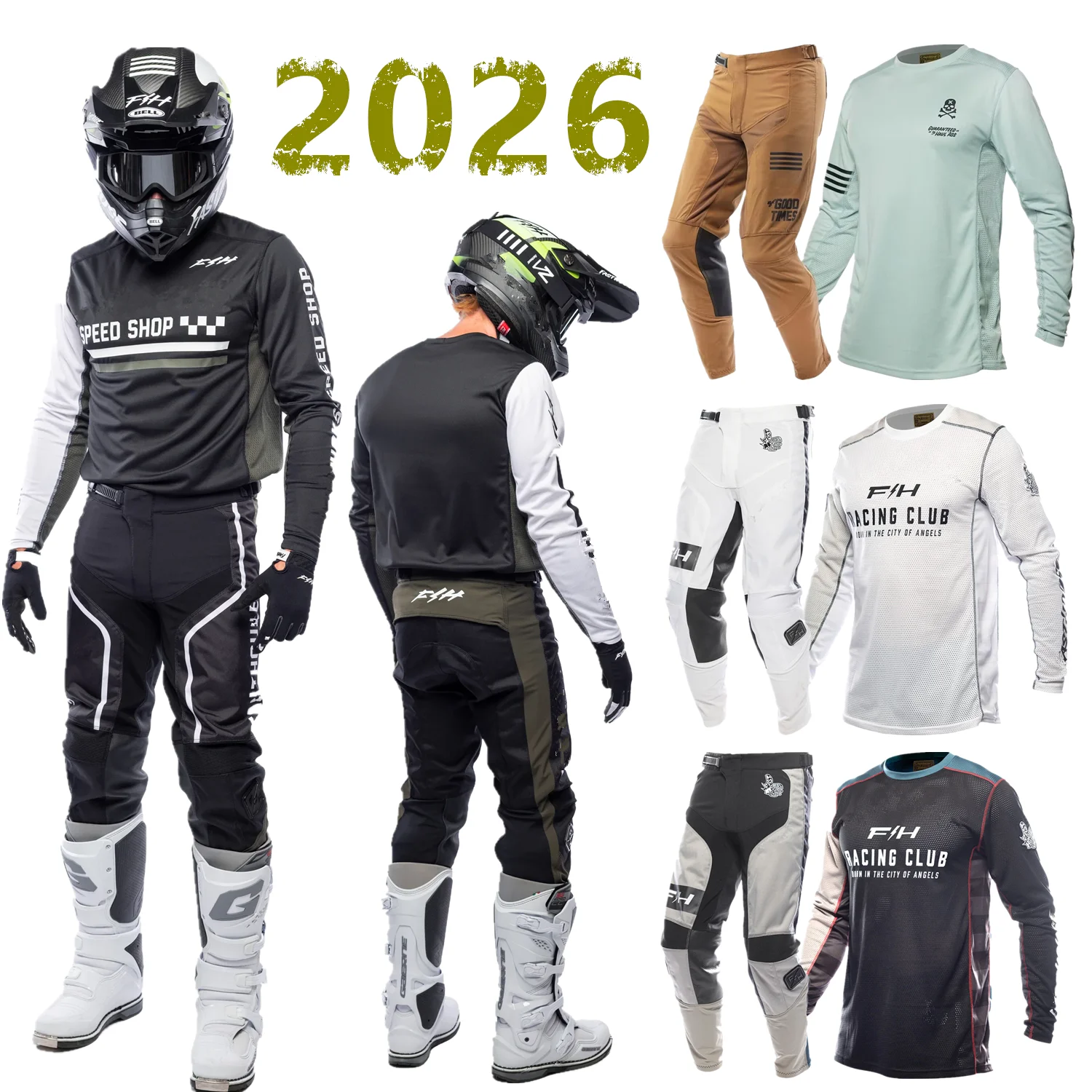 2026 FH Motocross Gear Set MX Enduro Suit Off Road Moto Jersey Set Dirt Bike Kit Motorcycle Suit
2026 FH Motocross Gear Set MX Enduro Suit Off Road Moto Jersey Set Dirt Bike Kit Motorcycle Suit