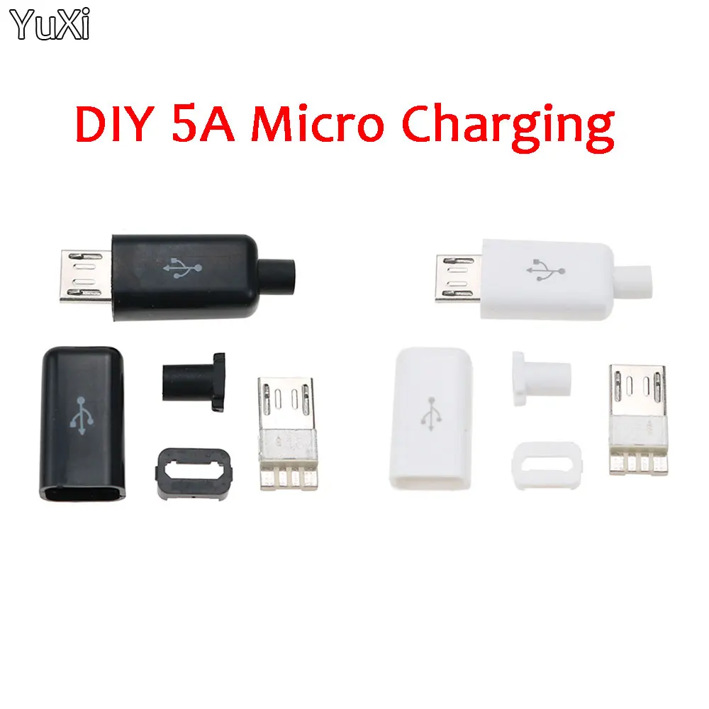 YuXi 10Set DIY 5A Micro USB Male Plug Connectors Kit DIY Data Cable Charging Connector Plug Accessories
YuXi 10Set DIY 5A Micro USB Male Plug Connectors Kit DIY Data Cable Charging Connector Plug Accessories