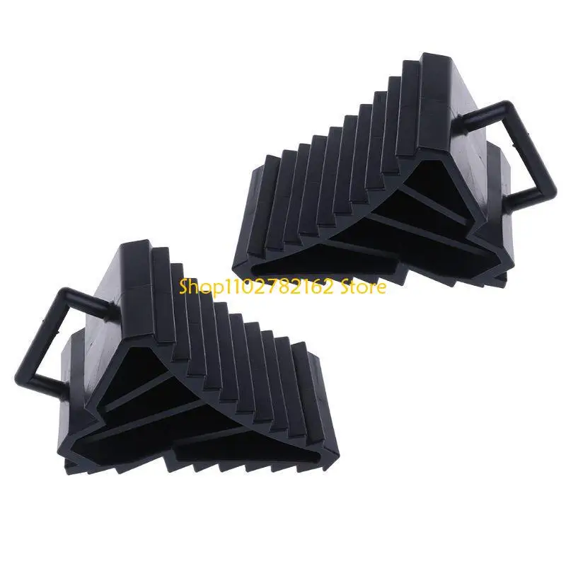 547B 2 Pcs Antislip Vehicle Car Truck Wheel Tire Chock Stop Block Black
547B 2 Pcs Antislip Vehicle Car Truck Wheel Tire Chock Stop Block Black