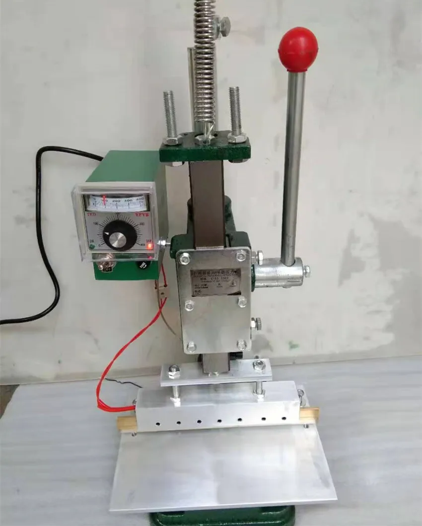Manual logo Heat Press Leather Press Line Creaser Machine for Leather Wallet Bag Belt
Manual logo Heat Press Leather Press Line Creaser Machine for Leather Wallet Bag Belt