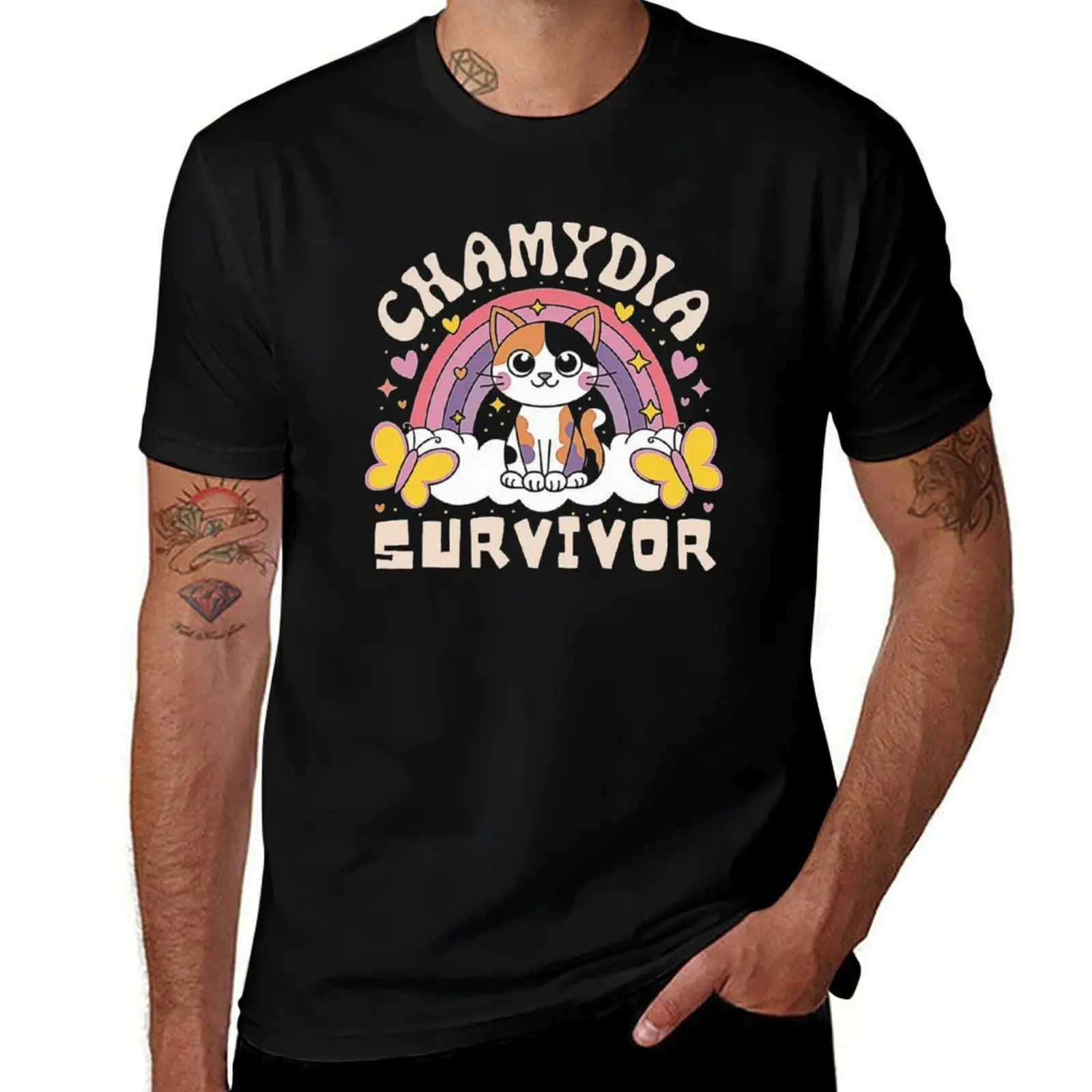 Chlamydia Survivor Cat Meme - Funny Adult Humor Design for Men & Women T-Shirt T-shirts man anime mens graphic t-shirts funny
Chlamydia Survivor Cat Meme - Funny Adult Humor Design for Men & Women T-Shirt T-shirts man anime mens graphic t-shirts funny