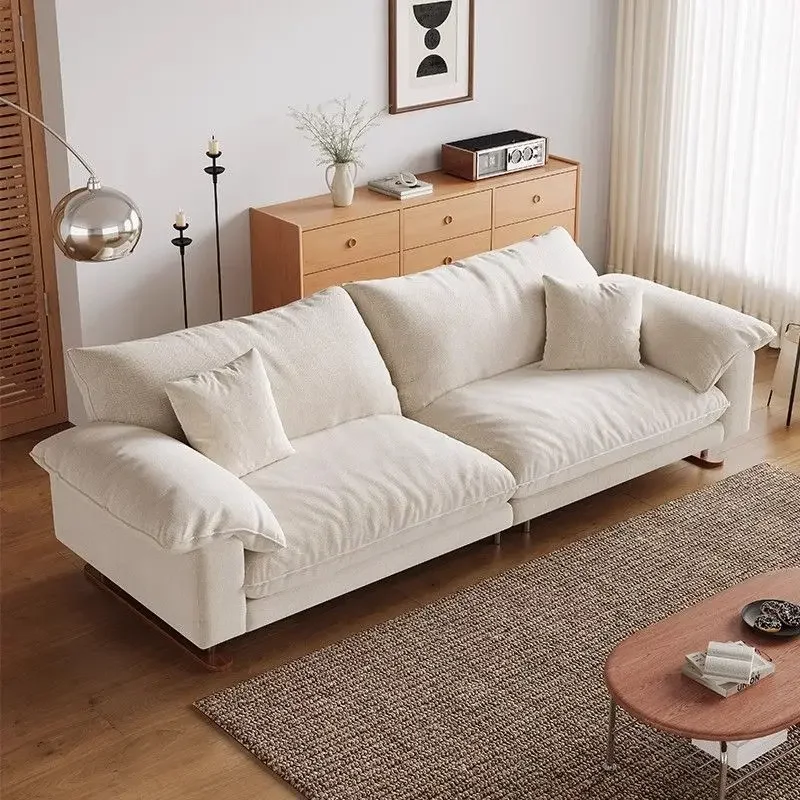 Italian light luxury cotton and linen sofa retro style living room modern simple medieval three-person straight
Italian light luxury cotton and linen sofa retro style living room modern simple medieval three-person straight