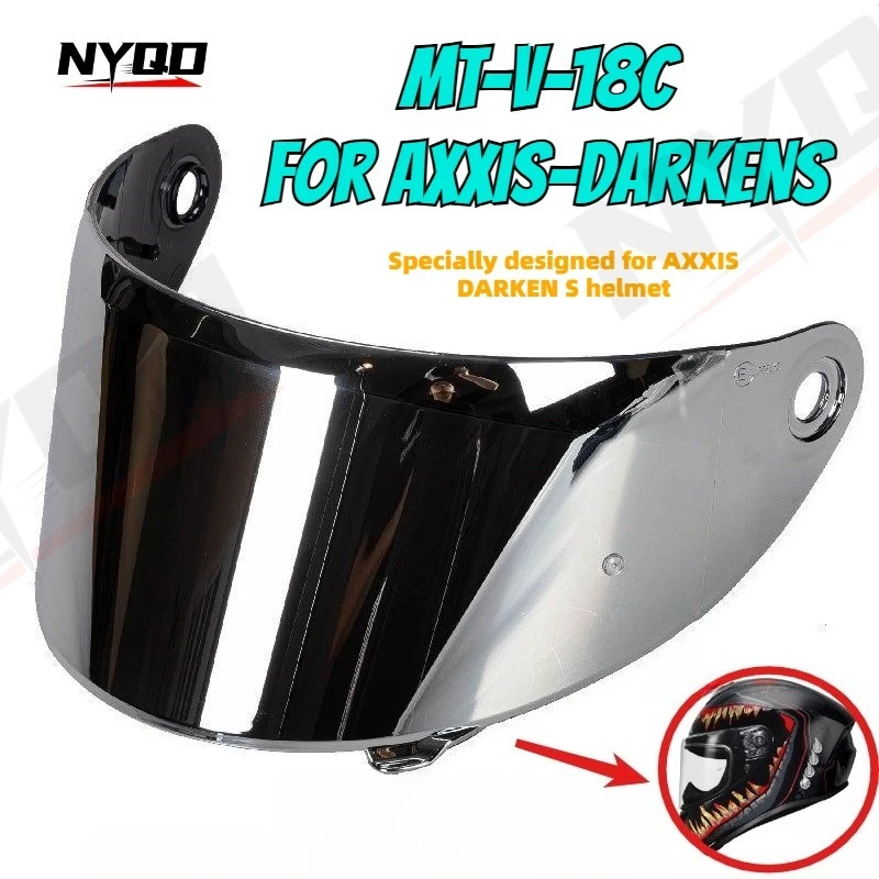 Motorcycle Helmet Visor Lens MT-V-18C For AXXIS DARKEN S Helmet Universal Replacement Anti-UV Windproof Face Shield
Motorcycle Helmet Visor Lens MT-V-18C For AXXIS DARKEN S Helmet Universal Replacement Anti-UV Windproof Face Shield