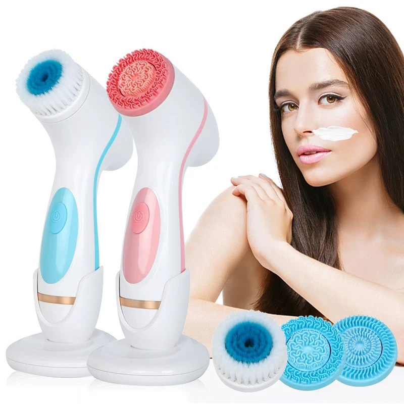 Waterproof Electric Face Cleanser, 3-in-1 Rechargeable Brush for Deep Cleansing & Gentle Massage, Portable
Waterproof Electric Face Cleanser, 3-in-1 Rechargeable Brush for Deep Cleansing & Gentle Massage, Portable