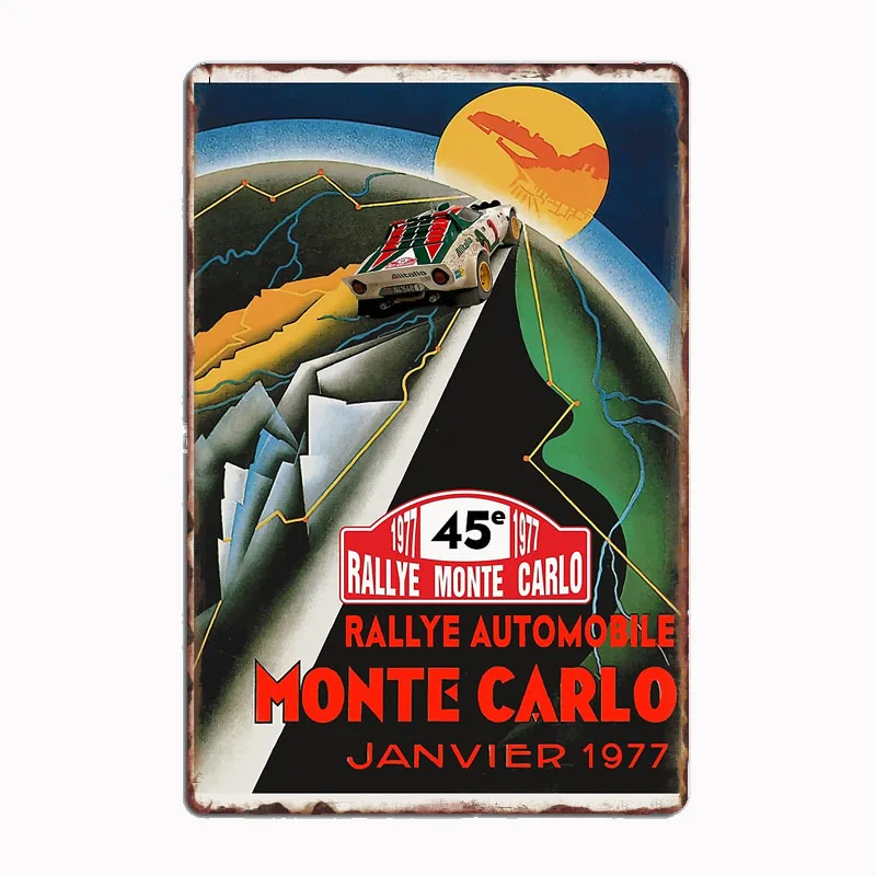 Rallye Monte Carlo 1977 Metal Poster Retro Garage Living Room Wall Custom Tin Vintage Home Decor Classic Movie Automobile Sign
Rallye Monte Carlo 1977 Metal Poster Retro Garage Living Room Wall Custom Tin Vintage Home Decor Classic Movie Automobile Sign