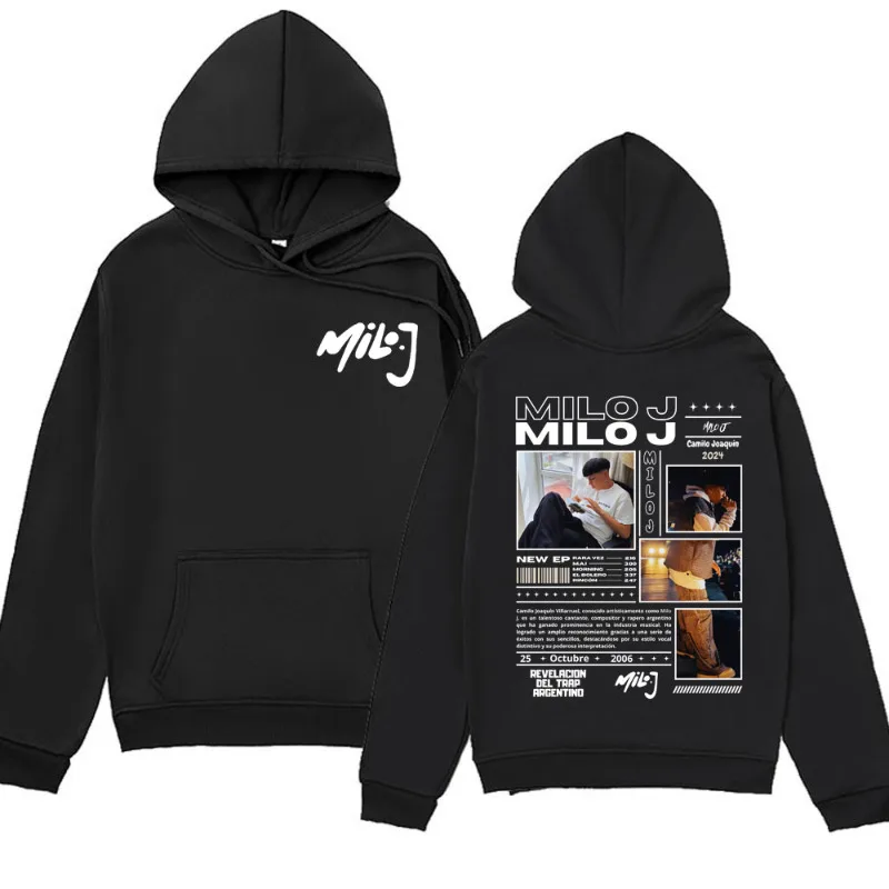 2024 Milo J Tour Retro Hoodie Men Women Fashion Hip Hop Rapper Sweatshirts Oversized Cotton Long Sleeve Fleece Hoodies Pullover
2024 Milo J Tour Retro Hoodie Men Women Fashion Hip Hop Rapper Sweatshirts Oversized Cotton Long Sleeve Fleece Hoodies Pullover