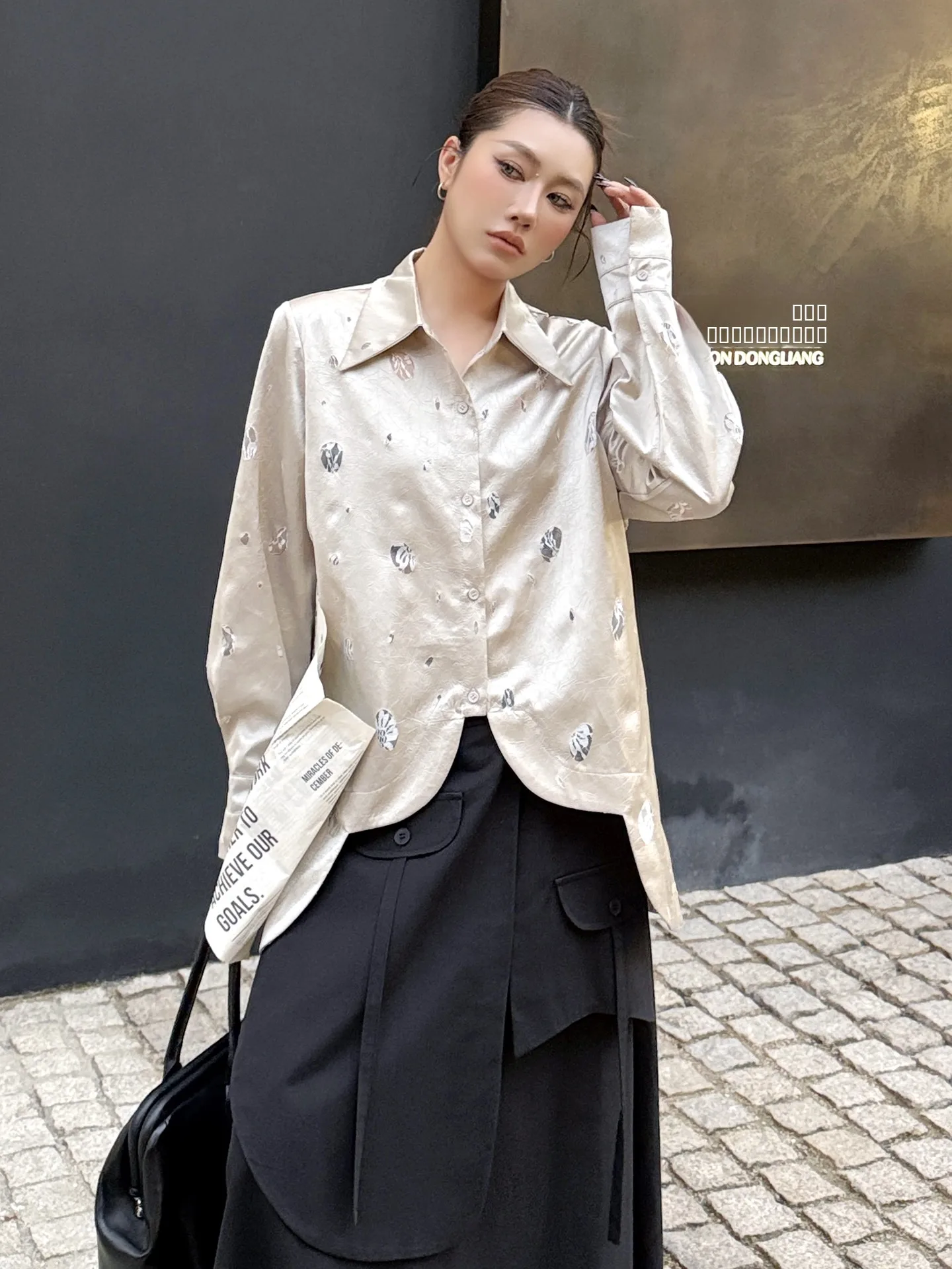 Women's Loose Fit Textured Hole Design irt Spring 2026 Ele Sle Slimming Effect Polyester Fiber Long Sve Button up
Women's Loose Fit Textured Hole Design irt Spring 2026 Ele Sle Slimming Effect Polyester Fiber Long Sve Button up