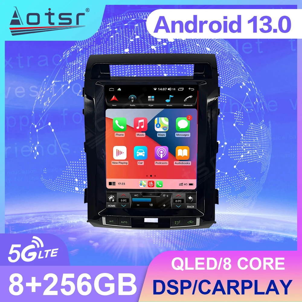 12 Inch Extra large screen Android Car Radio For For Toyota Land Cruiser 2008-2015 Video Player Stereo Auto GPS DSP Carplay
12 Inch Extra large screen Android Car Radio For For Toyota Land Cruiser 2008-2015 Video Player Stereo Auto GPS DSP Carplay