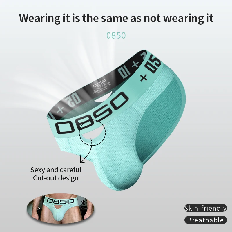 Front Back Hollow Men's Briefs Threaded Cotton Low Waist U convex Underwear For Fitness Breathable Comfortable Men Underpant
Front Back Hollow Men's Briefs Threaded Cotton Low Waist U convex Underwear For Fitness Breathable Comfortable Men Underpant