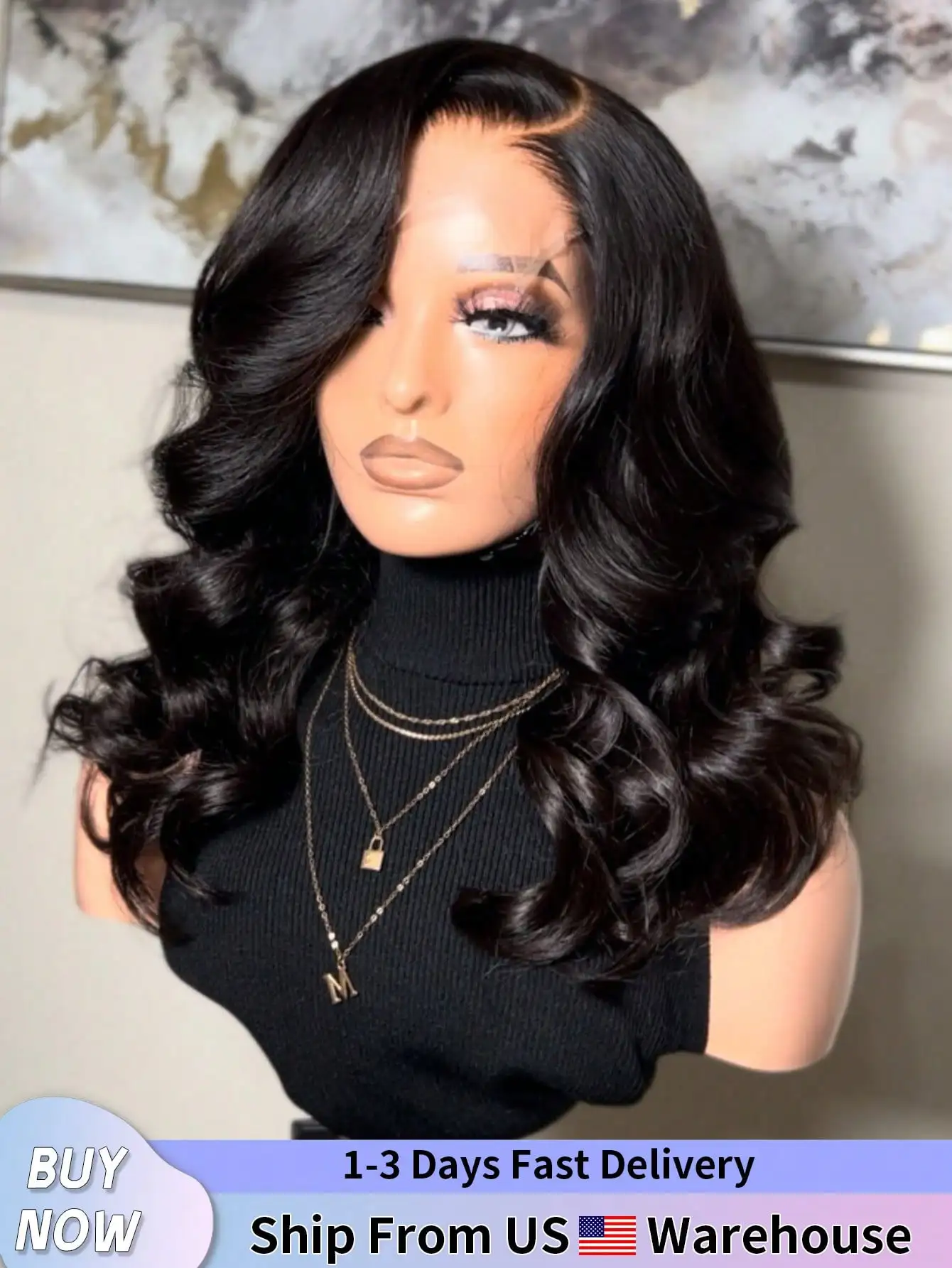 Bling hair Body Wave 13x6 13x4 Transparent Lace Front Wigs Human Hair Human Hair Pre Plucked With Baby Hair 180% Density 22 Inch Human Hair 4x4 Lace Front Wigs For Women Body Wave HD Lace Front Wigs Natural Color Designed specifically for black women
Bling hair Body Wave 13x6 13x4 Transparent Lace Front Wigs Human Hair Human Hair Pre Plucked With Baby Hair 180% Density 22 Inch Human Hair 4x4 Lace Front Wigs For Women Body Wave HD Lace Front Wigs Natural Color Designed specifically for black women