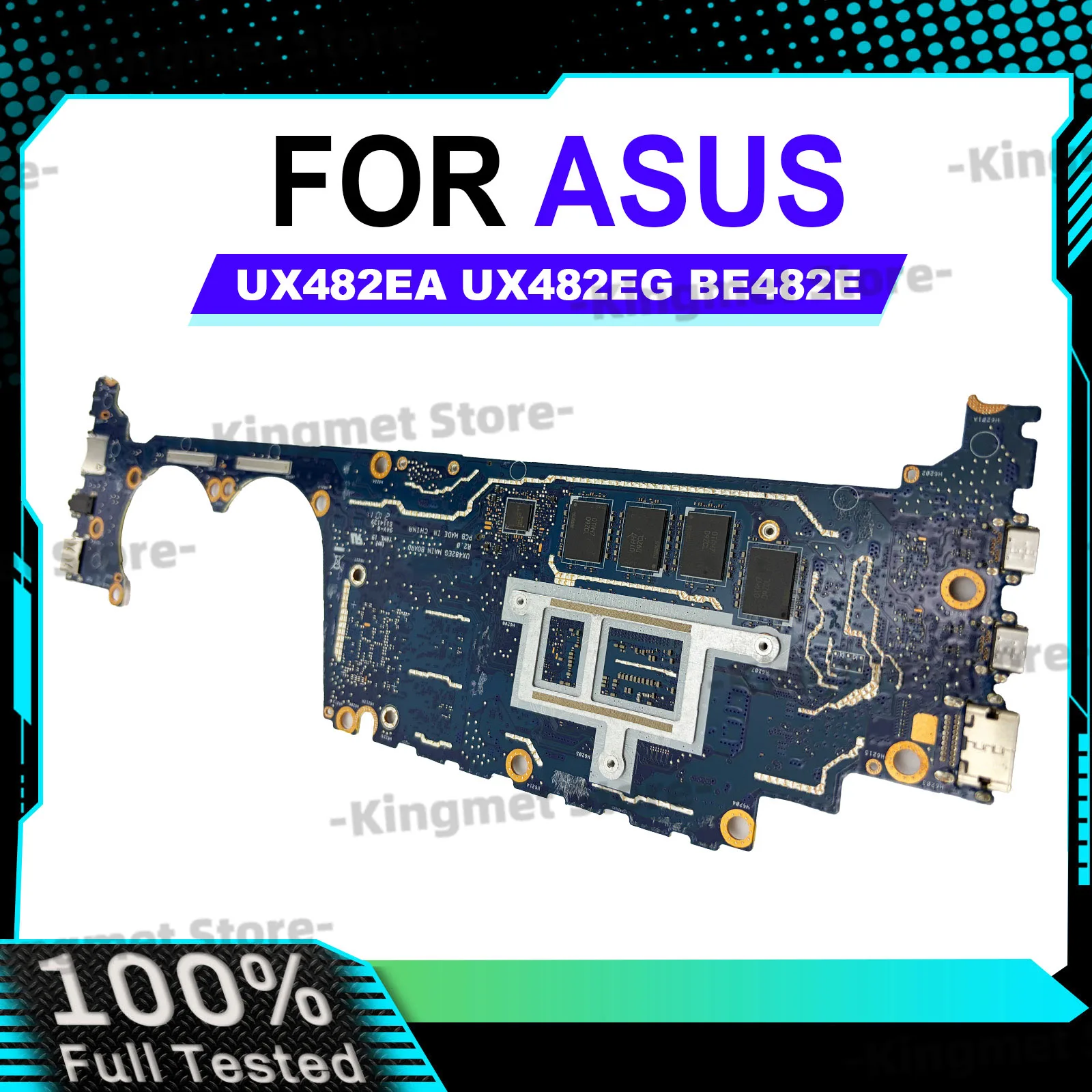 UX482EA Laptop Motherboard For ASUS UX4100E UX482EAR BE482E UX482E UX482EA UX482EGR BX482E UX482EG Mainboard 11th Gen I3 i5 i7 U
UX482EA Laptop Motherboard For ASUS UX4100E UX482EAR BE482E UX482E UX482EA UX482EGR BX482E UX482EG Mainboard 11th Gen I3 i5 i7 U