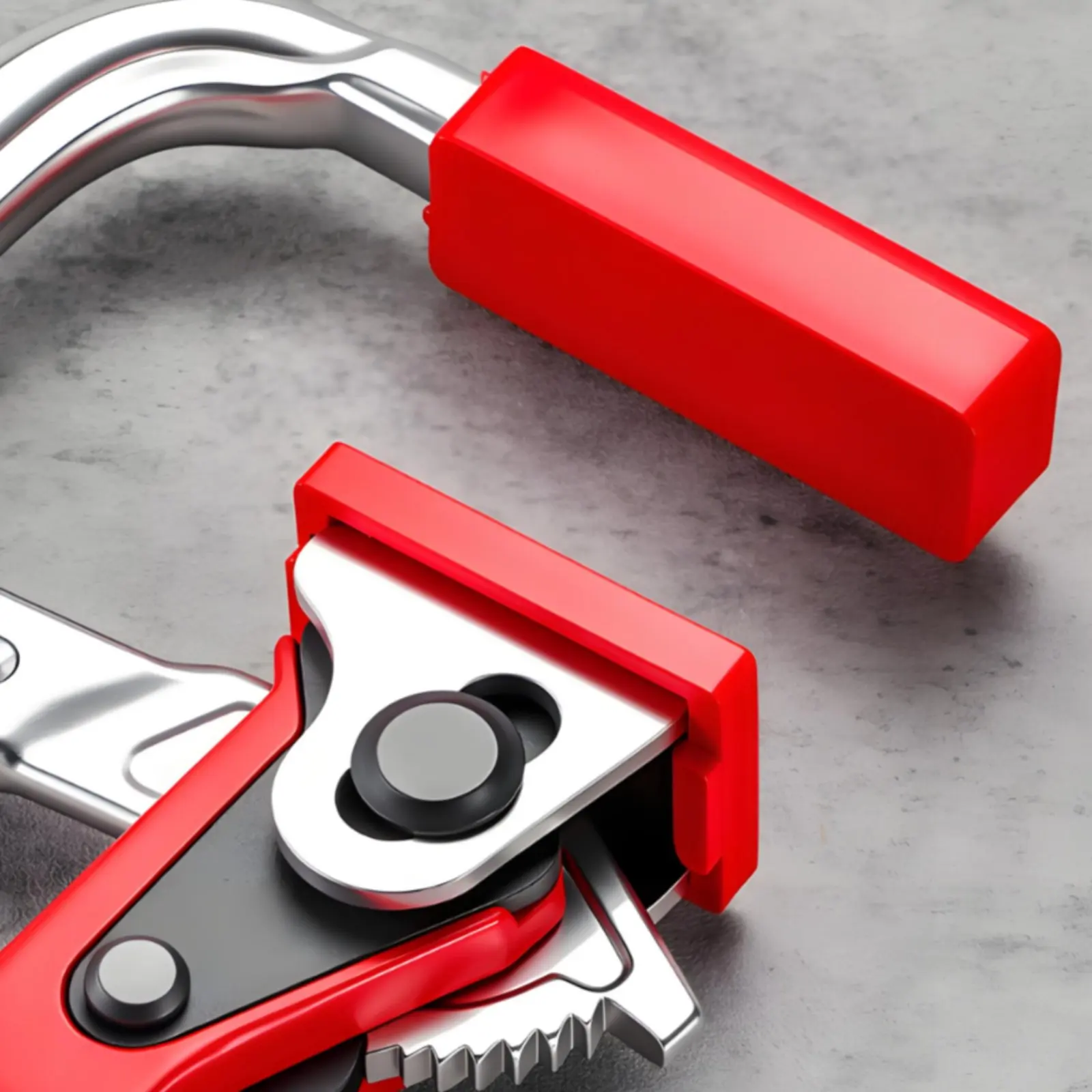 Ratchet Track Clamp Corrosion Resistant Track Saw Clamp Power Tool Accessory Sturdy Grip All-Metal Construction for Carpenters
Ratchet Track Clamp Corrosion Resistant Track Saw Clamp Power Tool Accessory Sturdy Grip All-Metal Construction for Carpenters