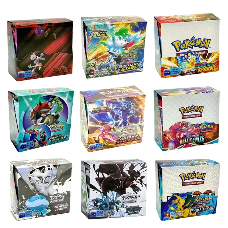 360Pcs Pokemon Card Prismatic Evolutions Scarlet Violet 151 Surging Sparks PALDEAN FATES English Booster Battle Transaction Card
360Pcs Pokemon Card Prismatic Evolutions Scarlet Violet 151 Surging Sparks PALDEAN FATES English Booster Battle Transaction Card