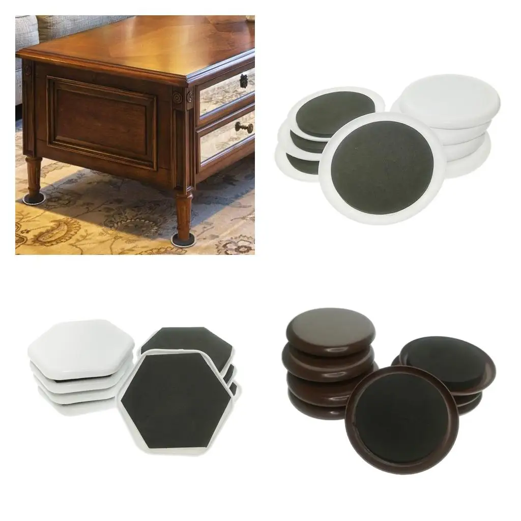 Plastic Furniture Sliders Round Reusable Pads for Heavy Furniture Moving on Carpet Furniture Accessories for Bedroom
Plastic Furniture Sliders Round Reusable Pads for Heavy Furniture Moving on Carpet Furniture Accessories for Bedroom